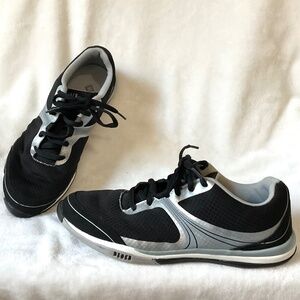 Silver Black BLOCH Mesh Trainer Dance Boost Comfort Sneakers Sz 11